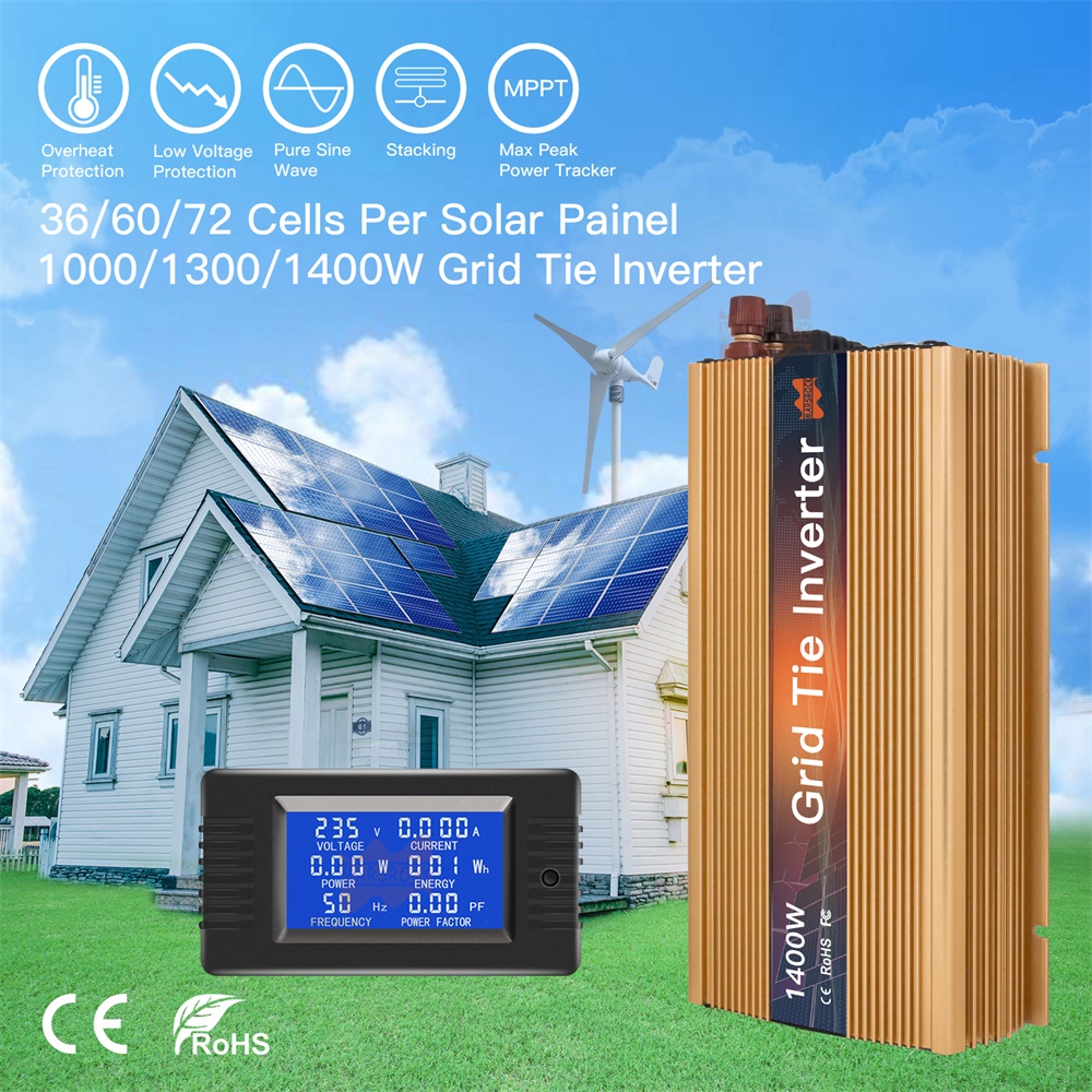 1000-1400W Grid Tie Micro Sola - Micro Inverter 1400W Solar Grid Tie 评论和价格