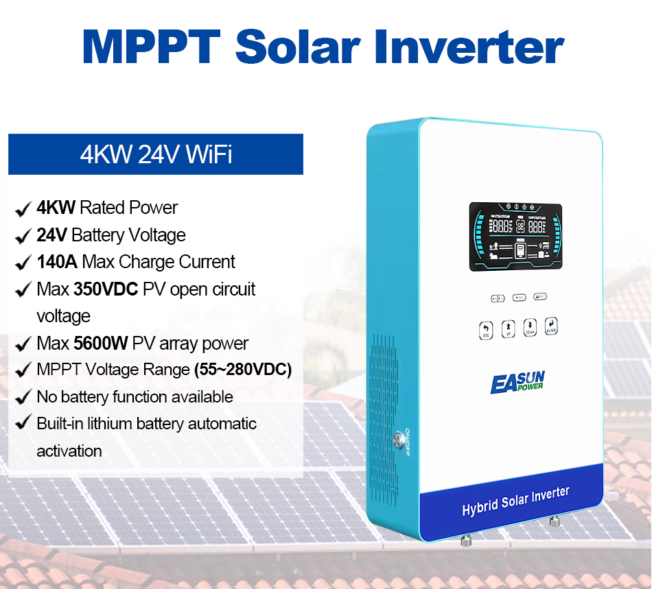 EASUN POWER 4KW Inverter 110V  - Grid Tie Inverter Limiter 2000W 评论和价格