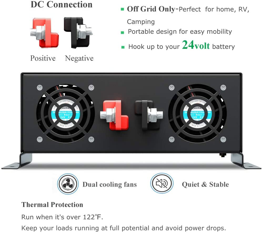 Pure Sine Wave Inverter 3000W  - Inverter Pure Sine Wave 60Hz 120V 3000W 评论和价格