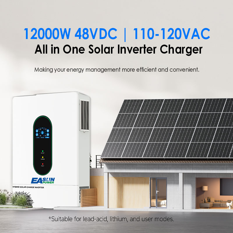 EASUN POWER US 12KW 12000W Spl - Grid Tie Inverter Limiter 2000W 评论和价格