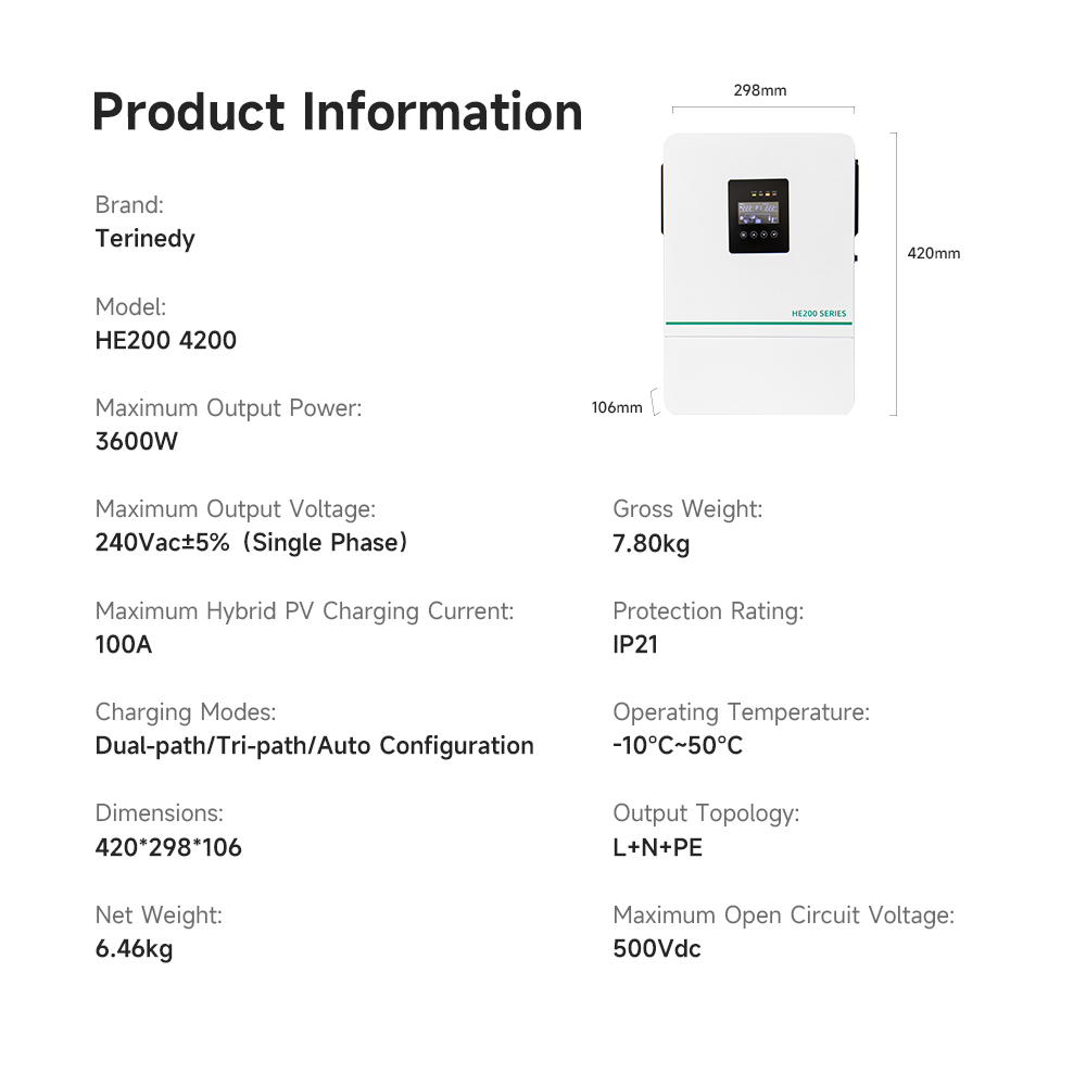 3.6kw 5.5kw 6.2kw 11kw 3kva 5k - Hybrid Solar Inverter 5.5Kw Mppt 48V 评论和价格