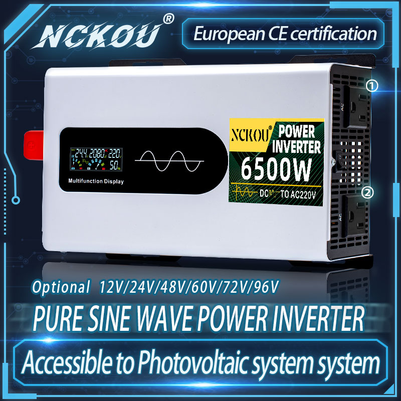 Inversor 12v 24v 48v 72v Para  - Pure Sine Wave Inverter 5000W 48V 220V 评论和价格