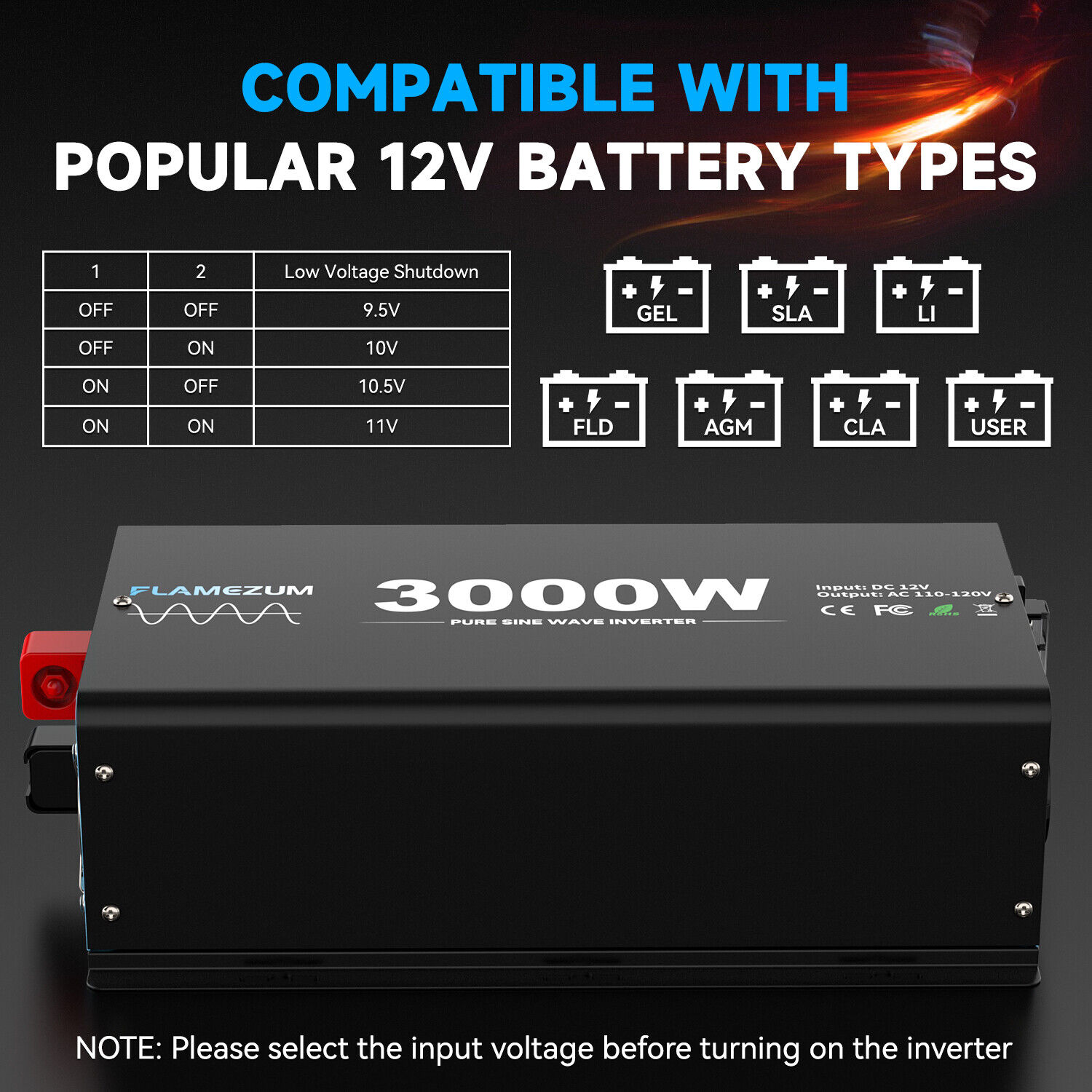 3000W Pure Sine Wave Power Inv - Inverter Pure Sine Wave 60Hz 120V 3000W 评论和价格
